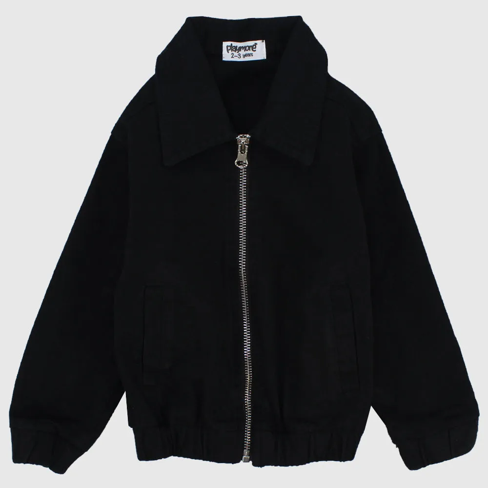 Veste longue à manches noires