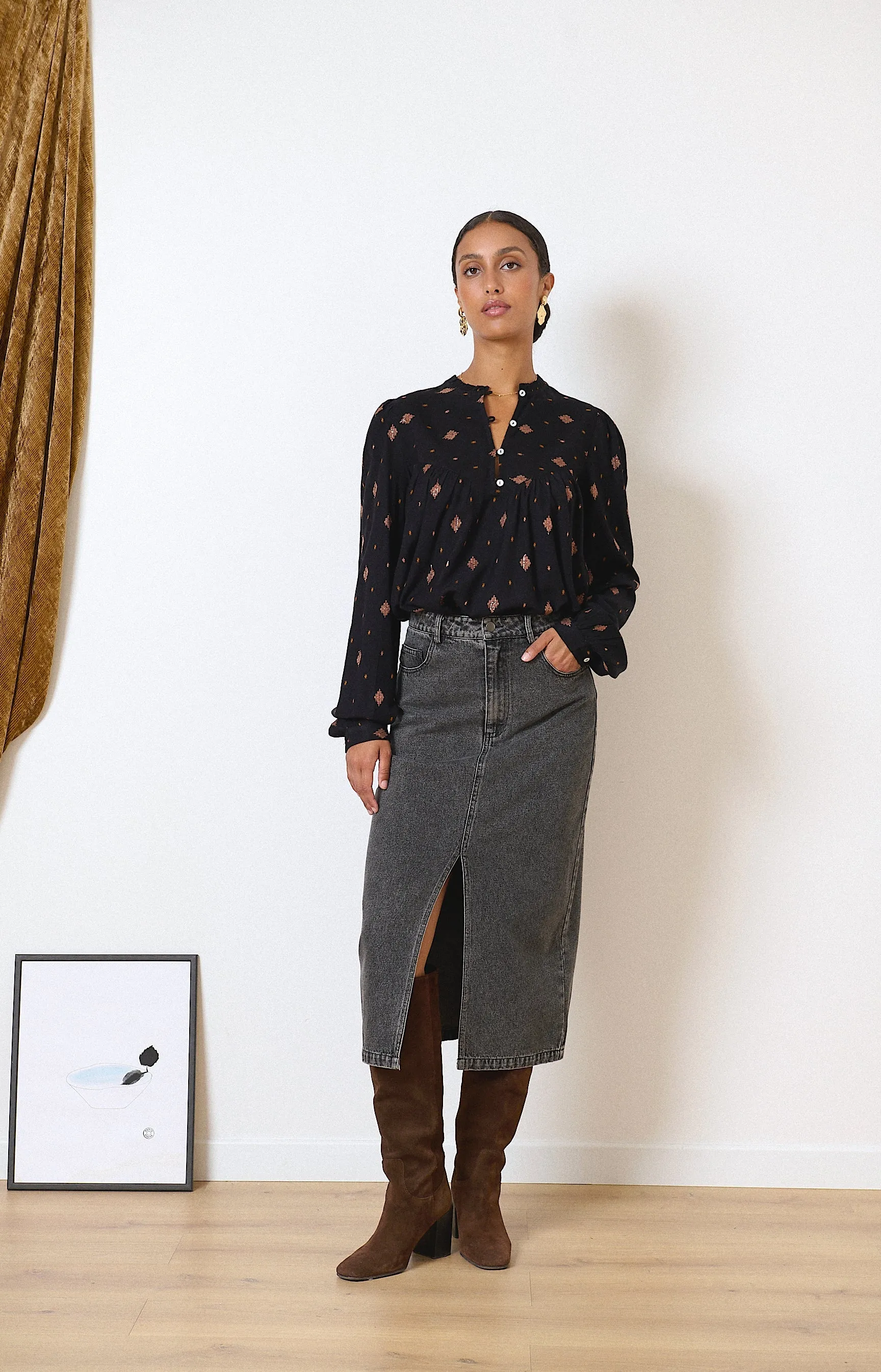 Blouse Perle Noire