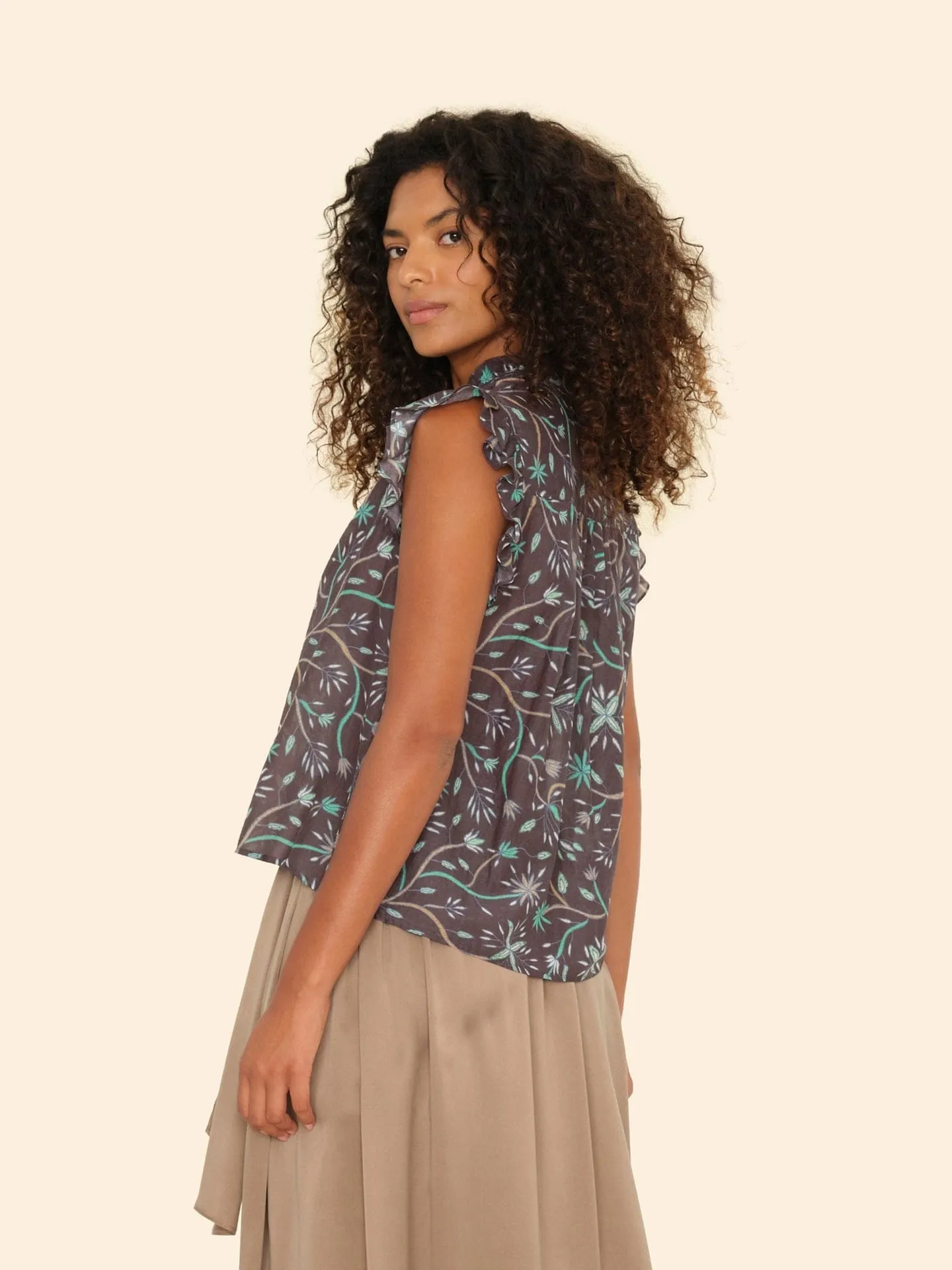 Blouse X5wlp001 Brenna X5wlp001 Graphite-Menthe