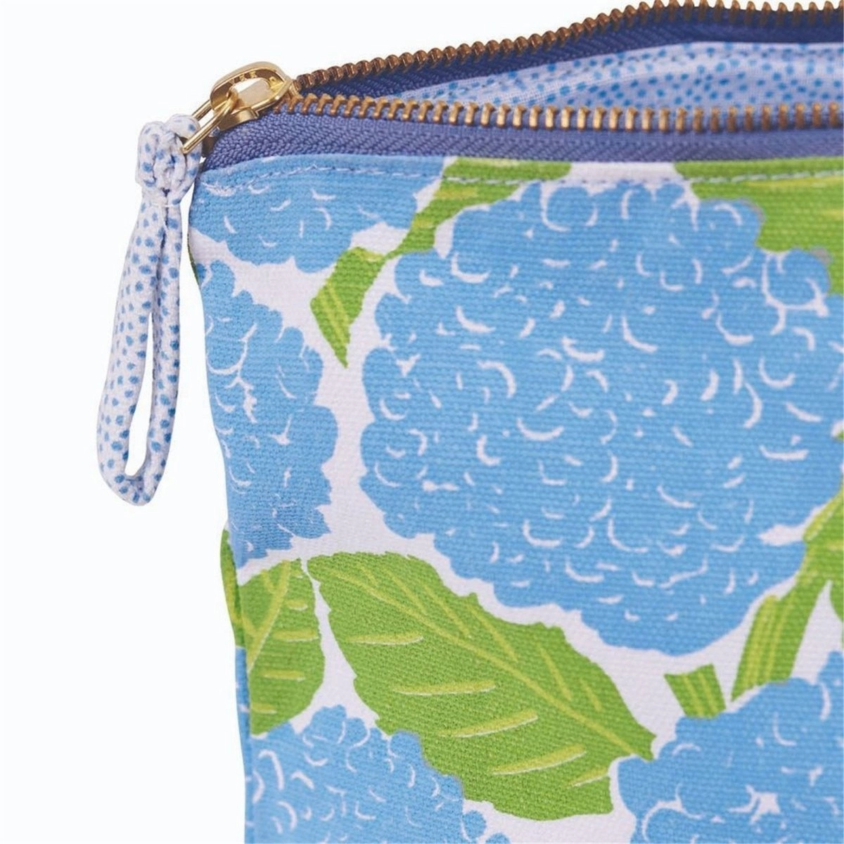 Pochette Grande Hortensia Bleu