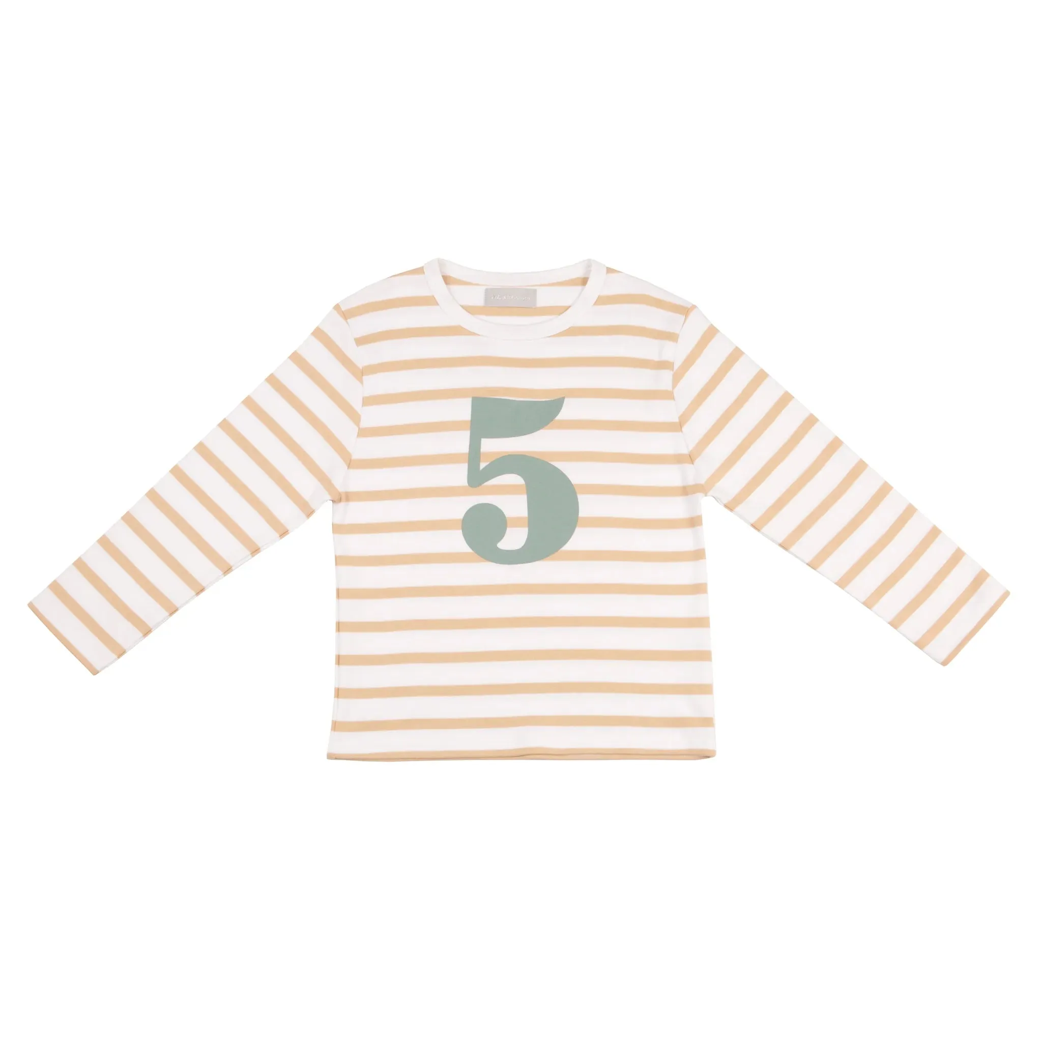 Bob   Blossom : T-shirt Numéro - Biscuit / Vert