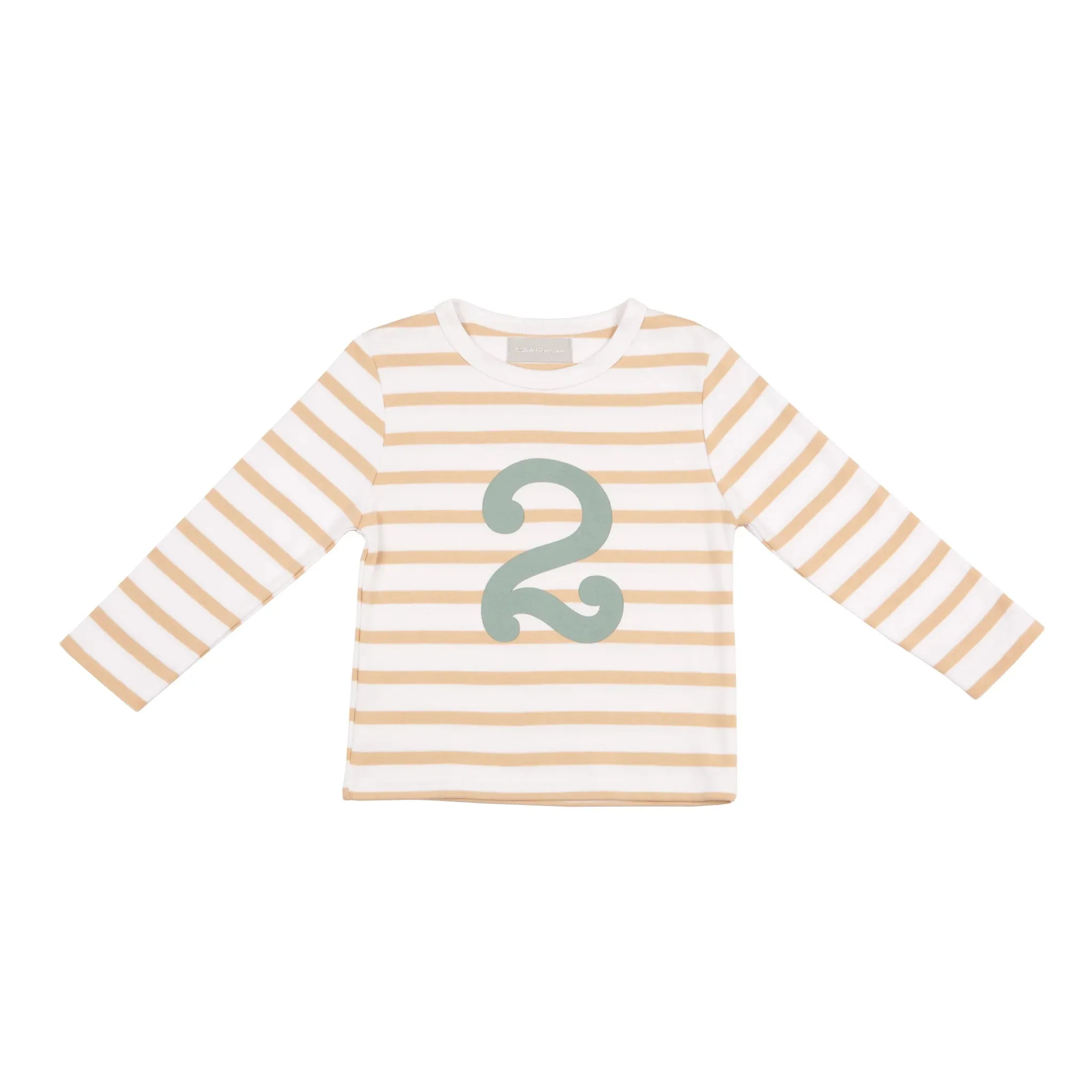 Bob   Blossom : T-shirt Numéro - Biscuit / Vert