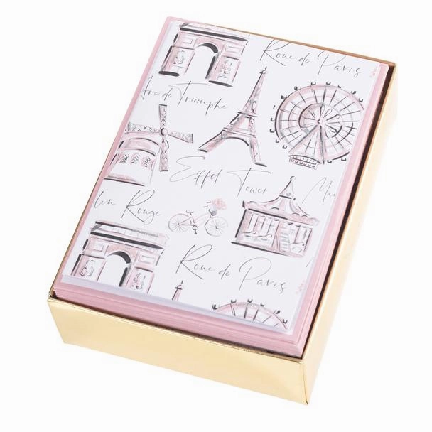 Boxed Note Cards - Parisian Tradition