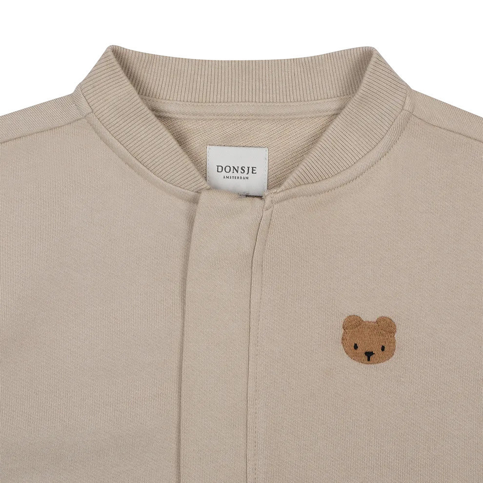 Veste en ours beige pour garçons