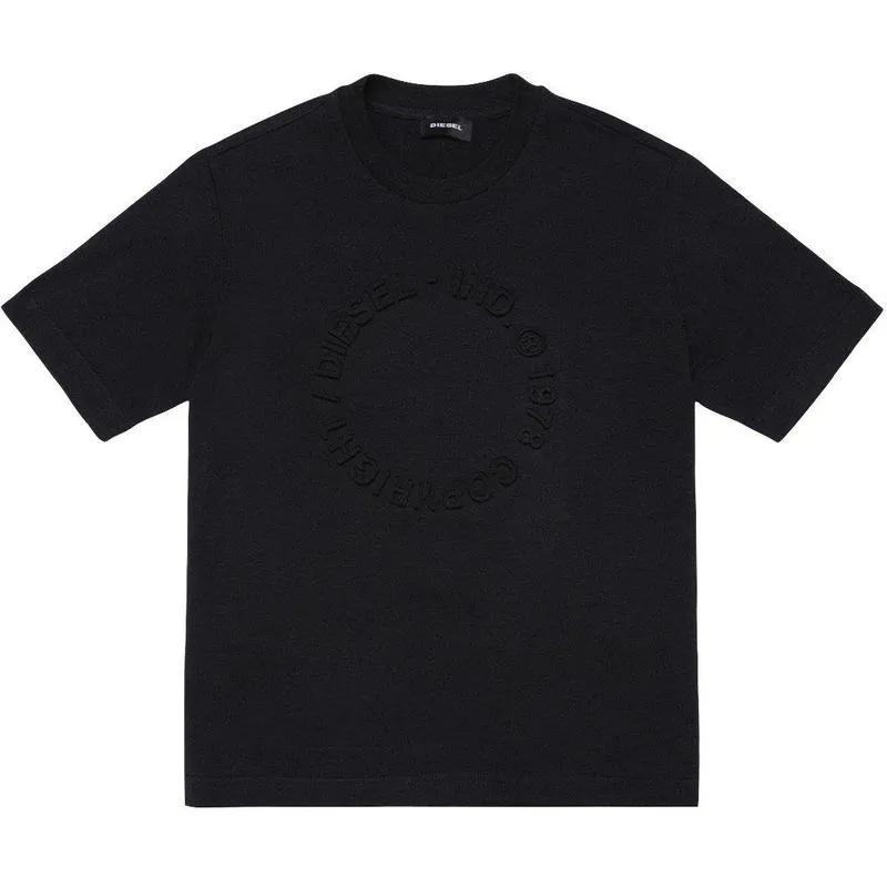 T-shirt pour garçons avec logo 3D noir