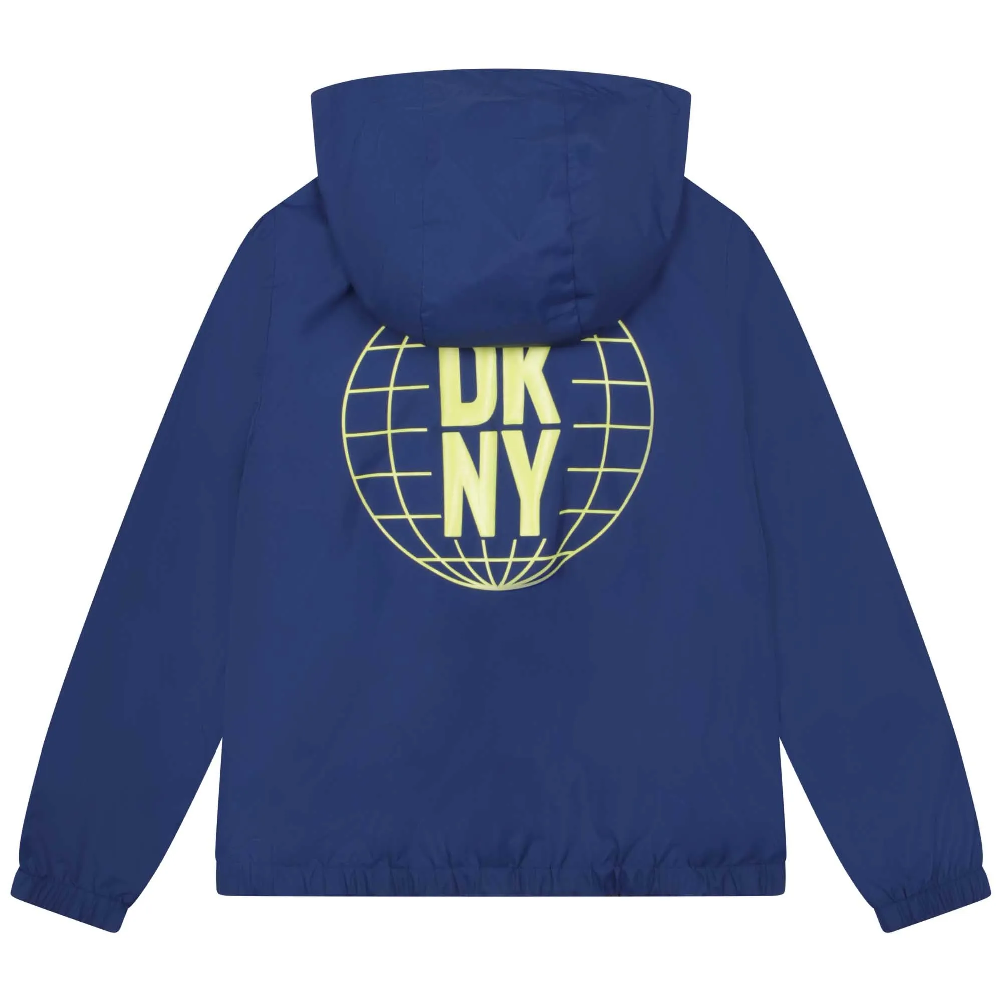 Veste réversible à fermeture éclair pour garçons noir et bleu