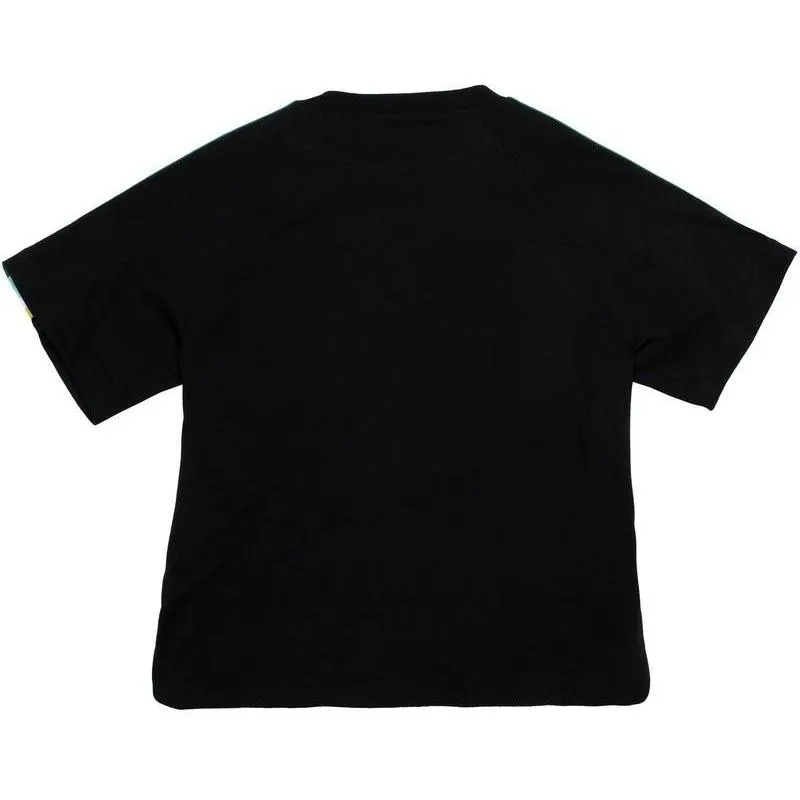 T-shirt pour garçons avec logo noir et vert