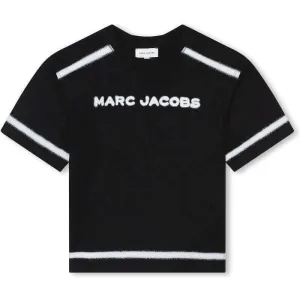 T-shirt à manches courtes noir et blanc pour garçons