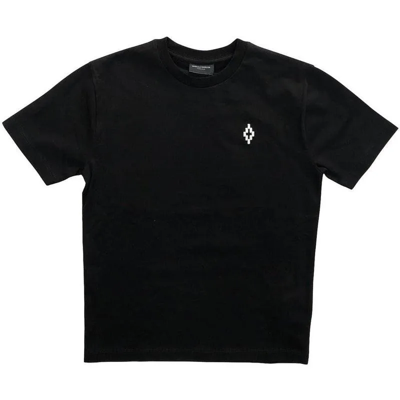 T-shirt noir 'Logo' pour garçons