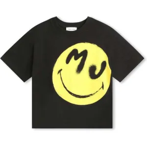 T-shirt noir Marc Jacobs X Smileyworld pour garçons