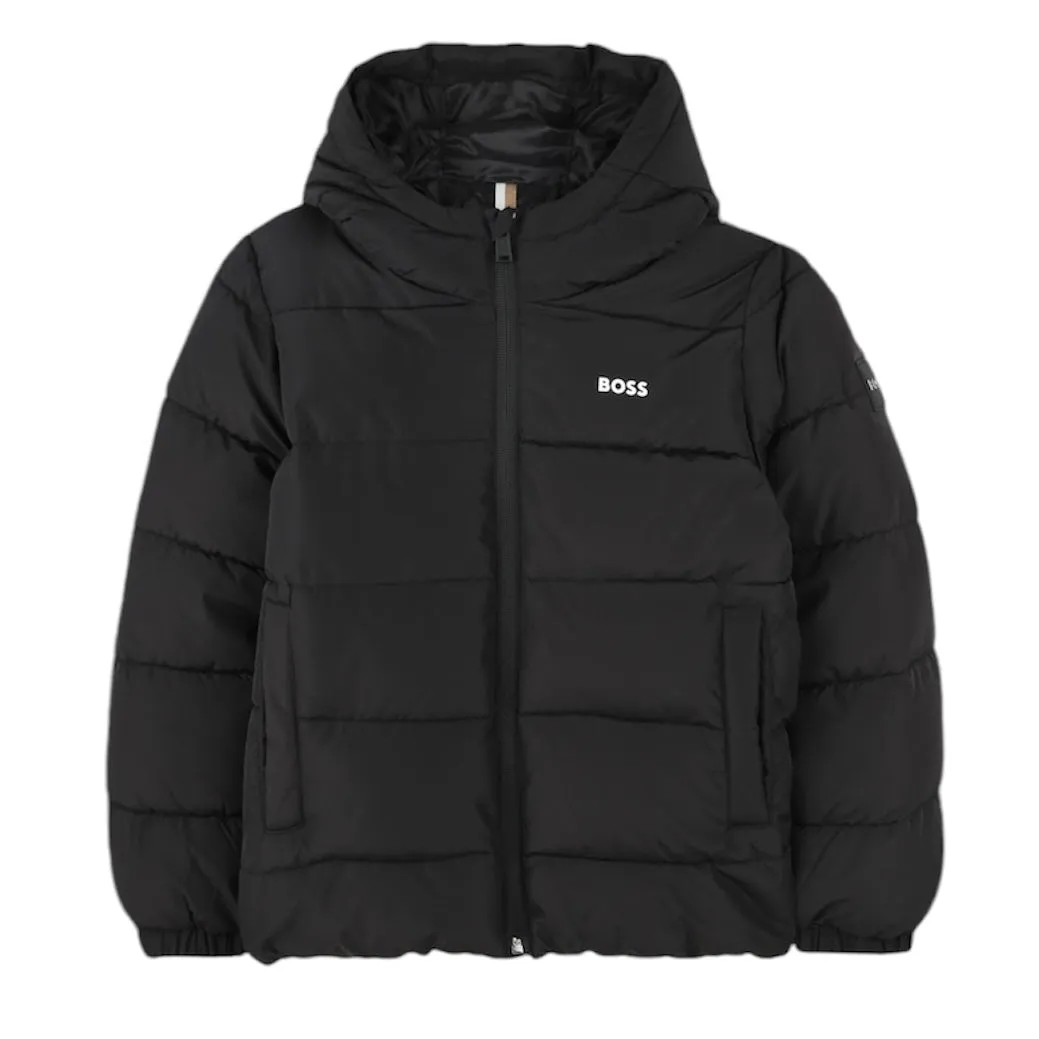 Veste matelassée noire pour garçon