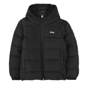 Veste matelassée noire pour garçon