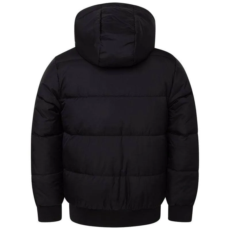 Veste en duvet réversible noire pour garçons
