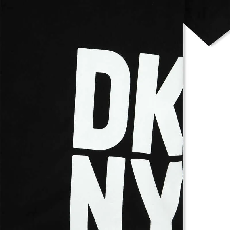 T-shirt à manches courtes noir pour garçons