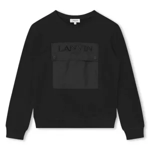 Sweat-shirt noir pour garçons