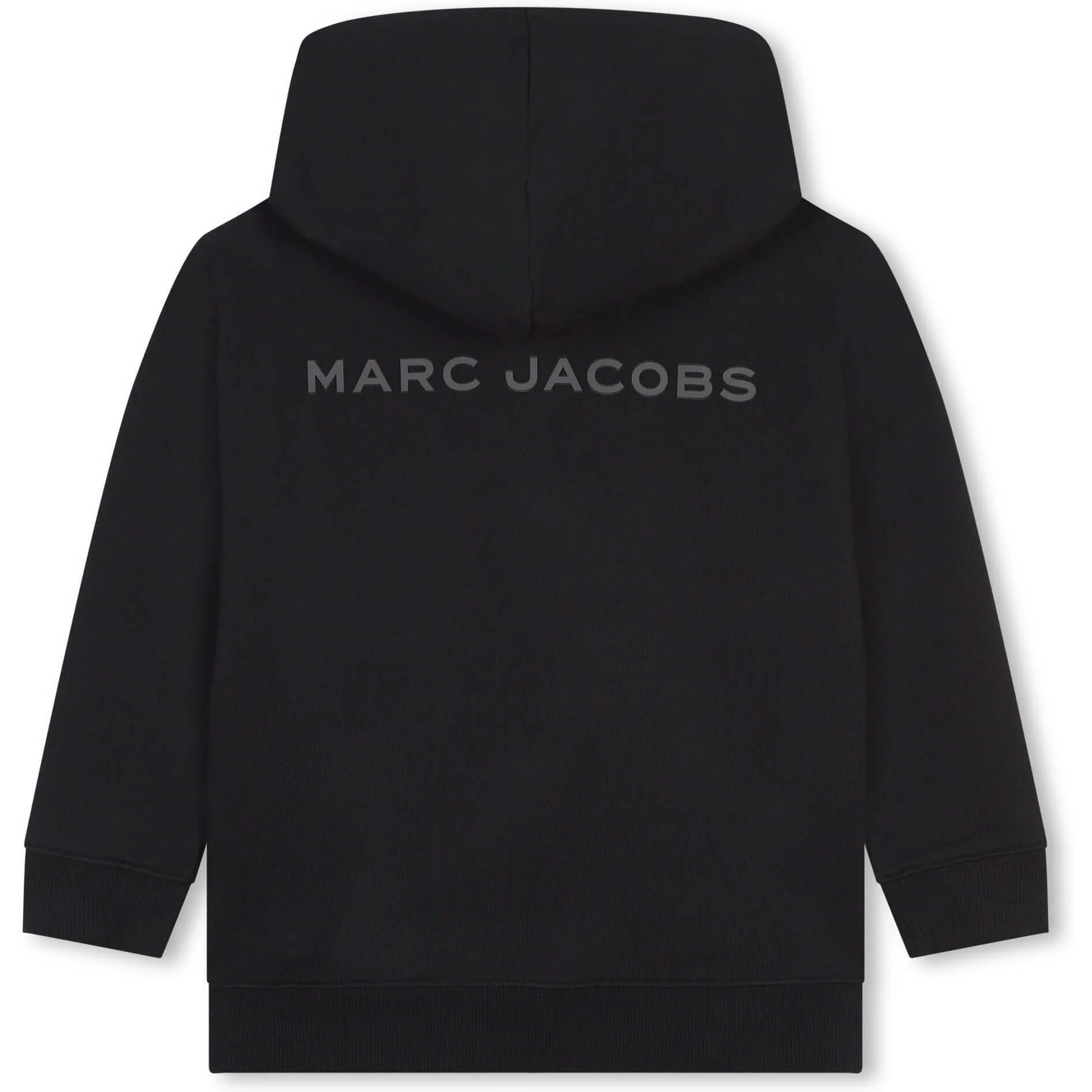 Pull à capuche noir pour garçons avec fermeture éclair