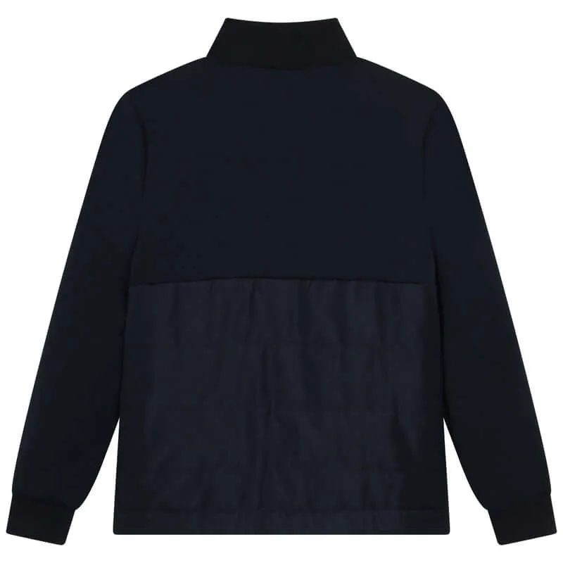 Veste à fermeture éclair noire pour garçons