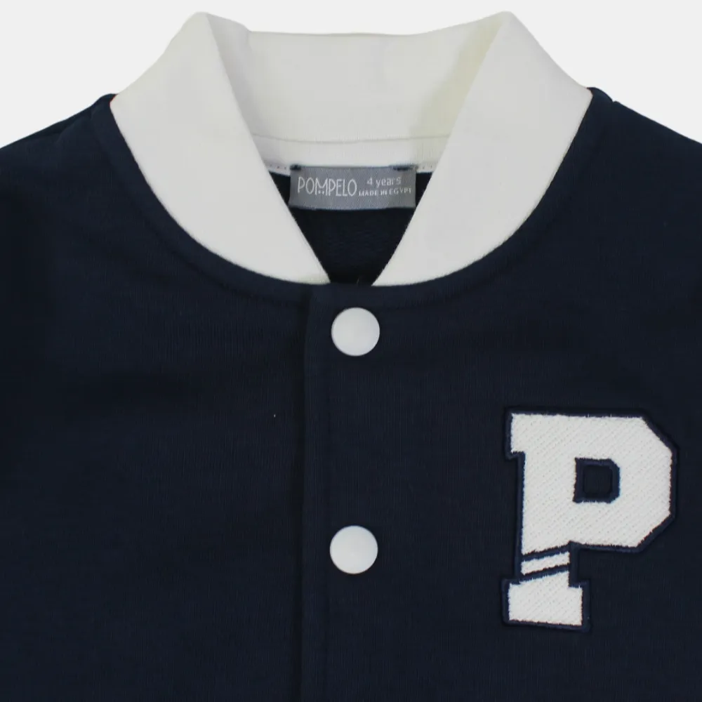 Veste à manches longues pour garçons Noir/Blanc