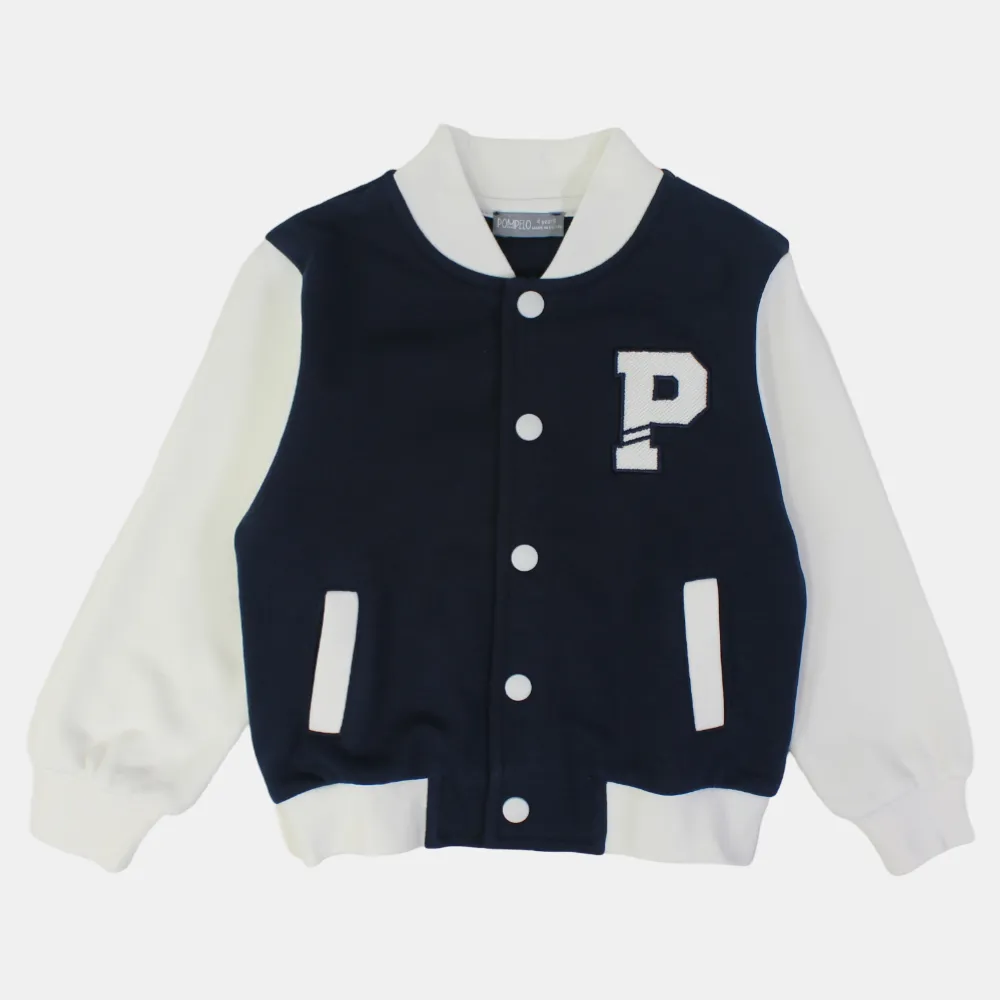 Veste à manches longues pour garçons Noir/Blanc
