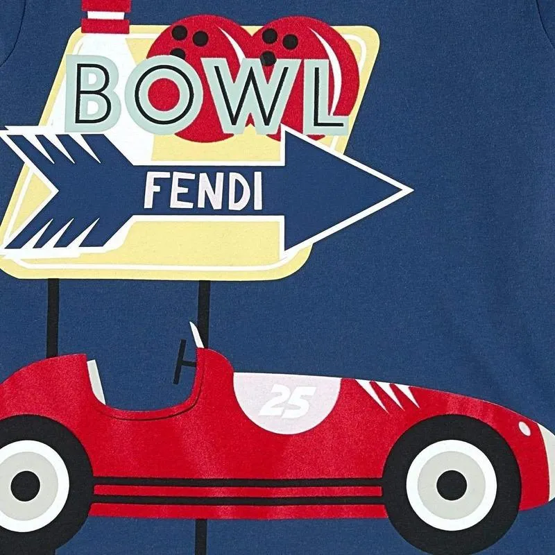 T-shirt Bleu Bol pour Garçons