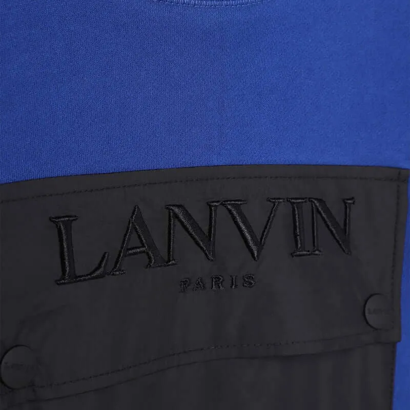 Sweat-shirt en coton bleu pour garçons