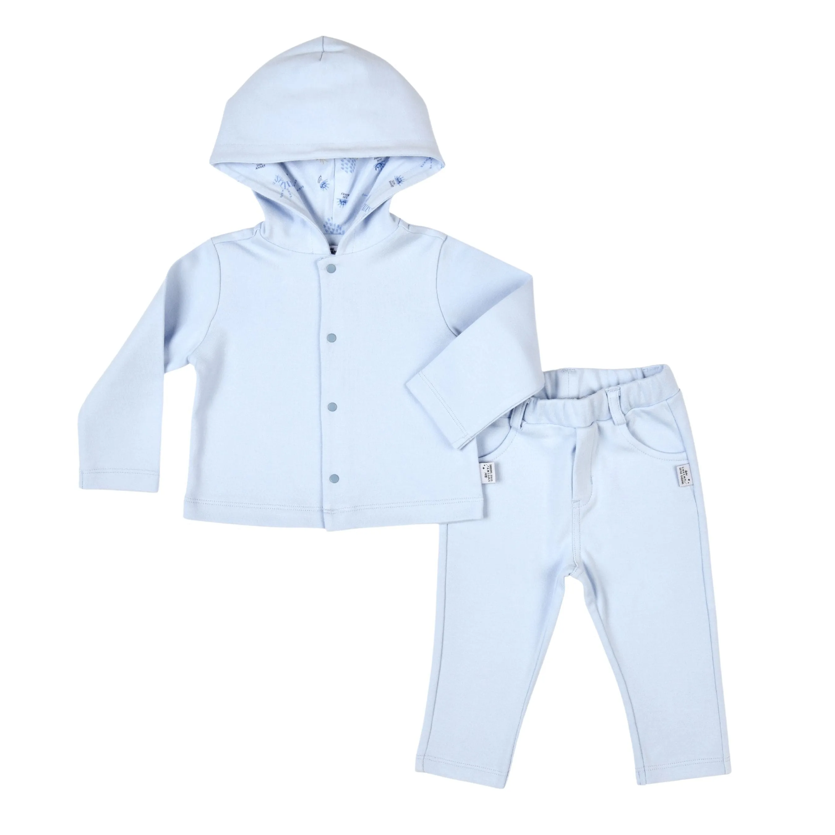 Ensemble de survêtement en coton bleu pour garçons (2) Babykids_Bebe-Sweeny