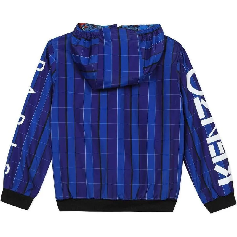 Veste réversible Bleu Dragon Célébration JB pour garçons