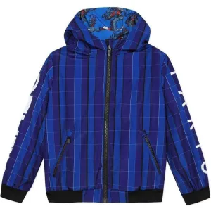 Veste réversible Bleu Dragon Célébration JB pour garçons