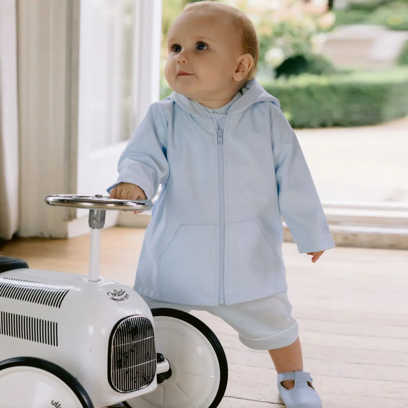 Veste à capuche Frasier bleue pour garçons