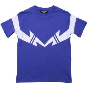 T-shirt Garçon Éclair Bleu