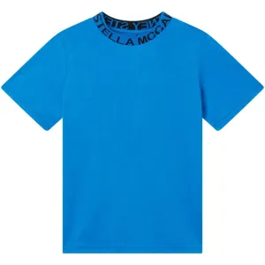 T-shirt pour garçons avec logo bleu