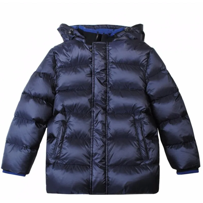 Veste matelassée bleue pour garçons