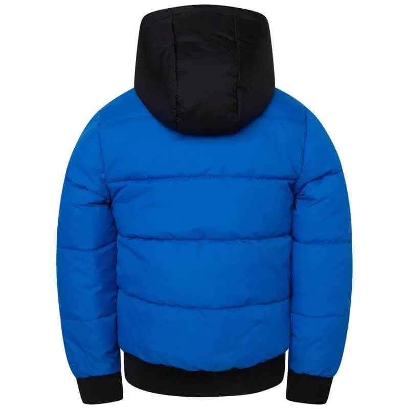 Veste matelassée réversible bleue pour garçons