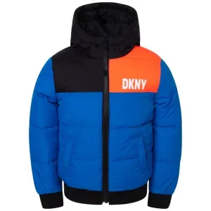Veste matelassée réversible bleue pour garçons