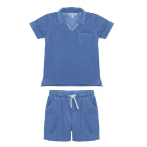 Ensemble en éponge bleu pour garçons