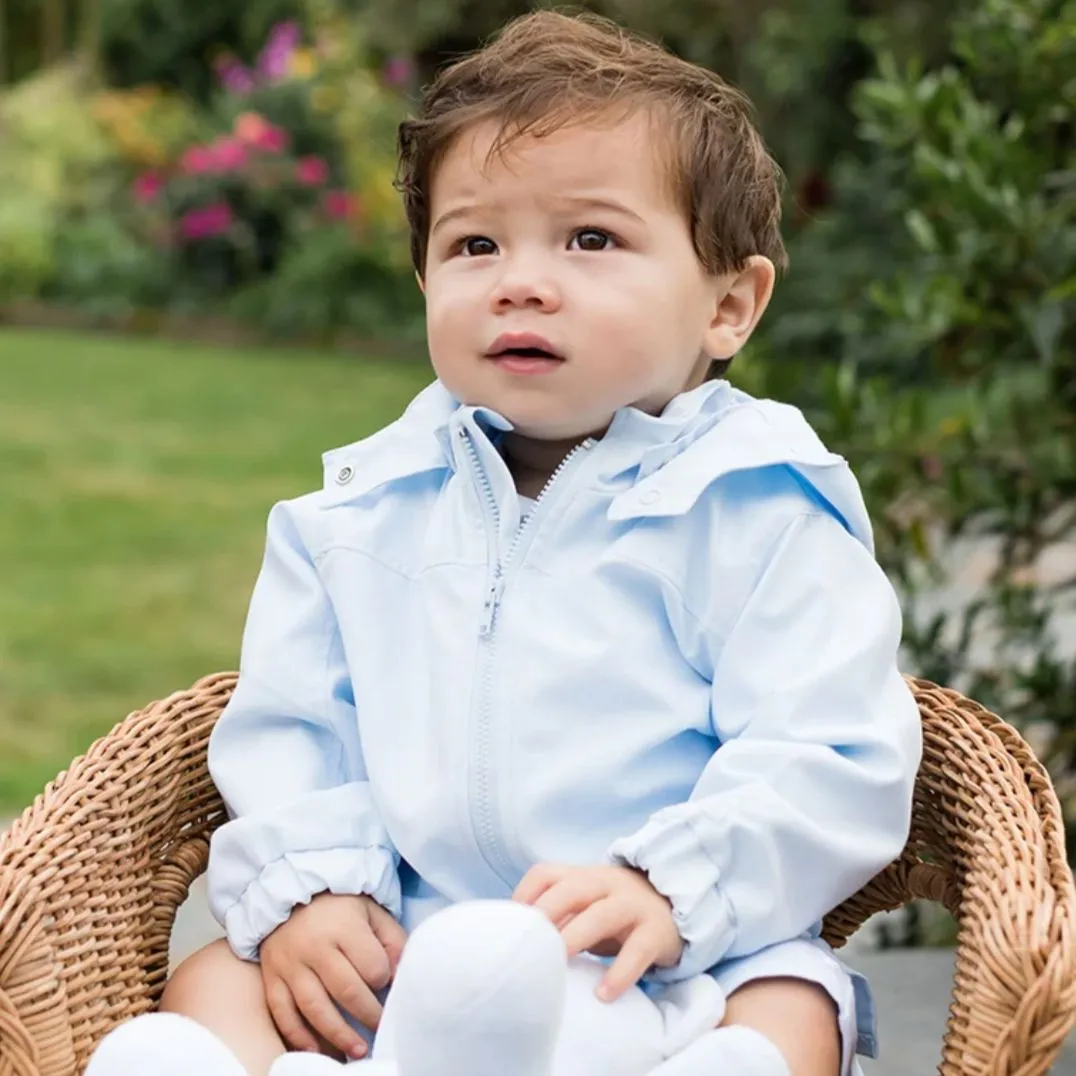 Veste imperméable bleue pour garçons