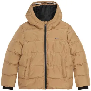 Veste matelassée camel pour garçons