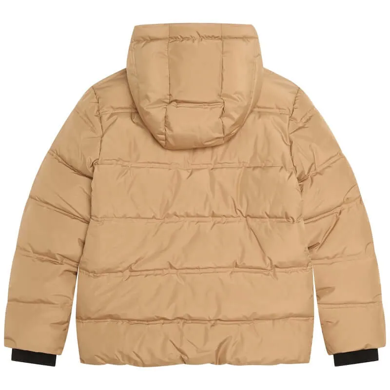 Veste matelassée camel pour garçons