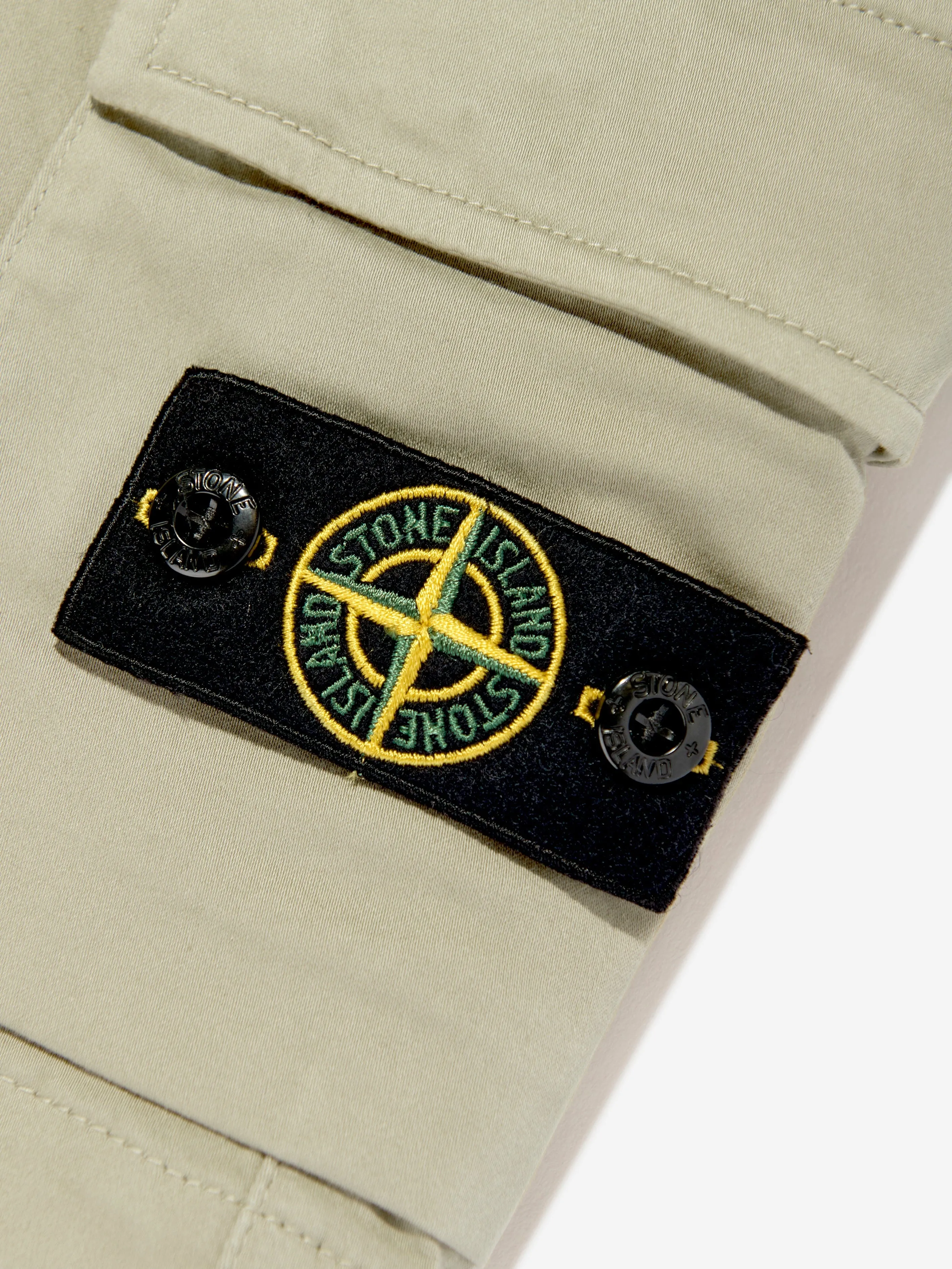 Shorts cargo pour garçons en beige
