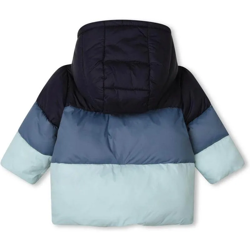 Veste matelassée à blocs de couleur pour garçons