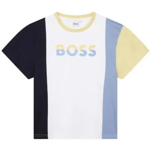 T-shirt en coton à manches courtes citron pour garçons