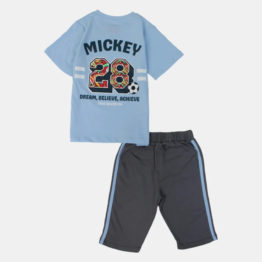 Pyjama en Coton pour Garçons - Motif Mickey Mouse