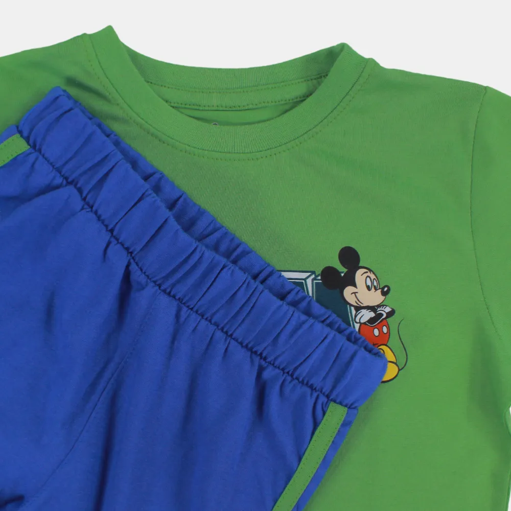 Pyjama en Coton pour Garçons - Motif Mickey Mouse