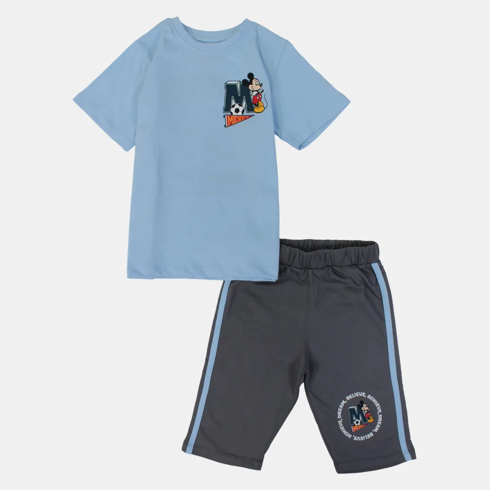 Pyjama en Coton pour Garçons - Motif Mickey Mouse