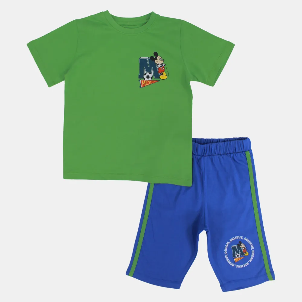 Pyjama en Coton pour Garçons - Motif Mickey Mouse