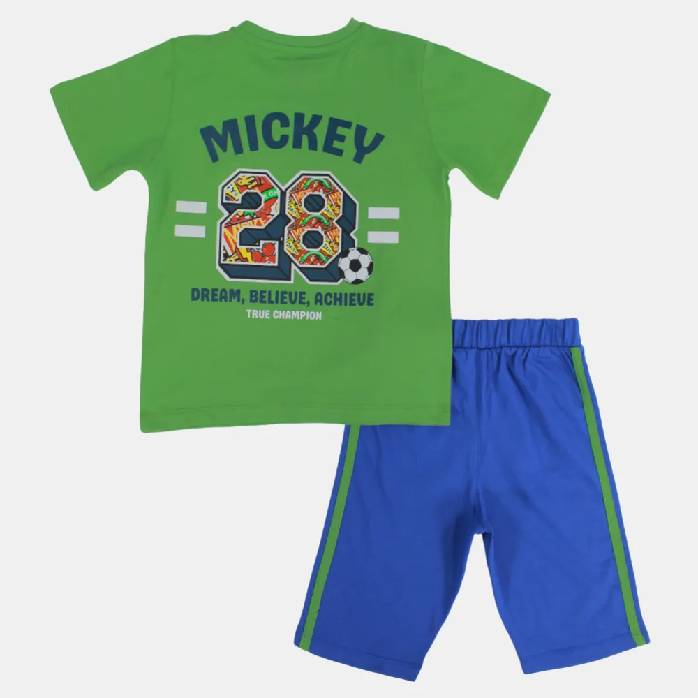 Pyjama en Coton pour Garçons - Motif Mickey Mouse