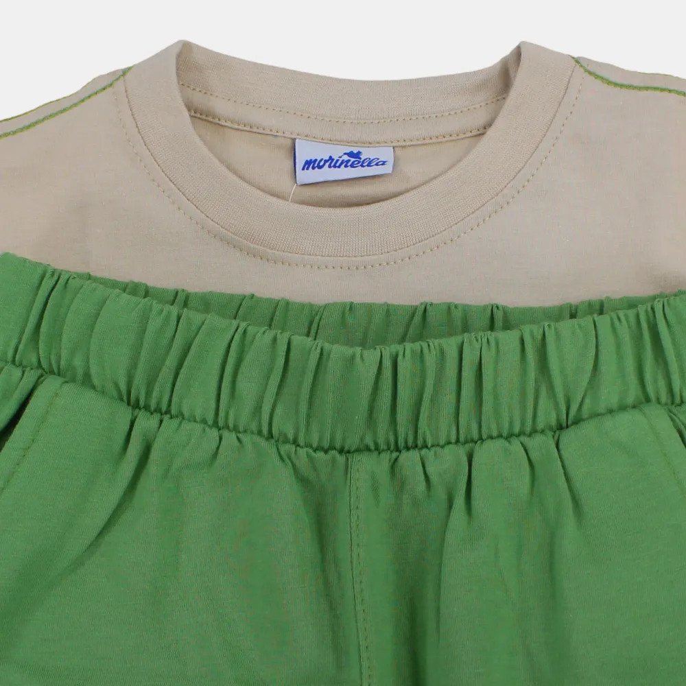 Pyjama en coton à manches courtes pour garçons - Design 
