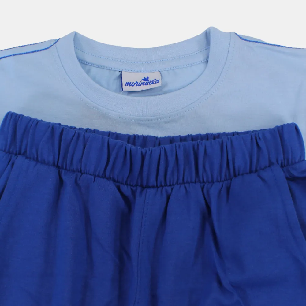Pyjama en coton à manches courtes pour garçons - Design 