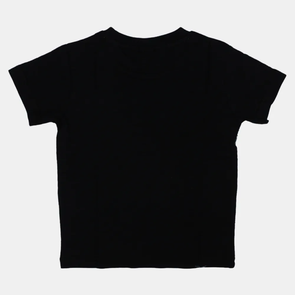 T-shirt en coton à manches courtes pour garçons avec motif de voitures