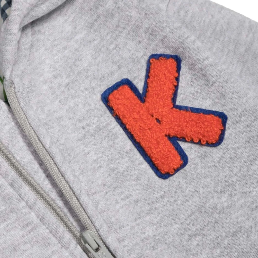 Cardigan à capuche gris pour garçons